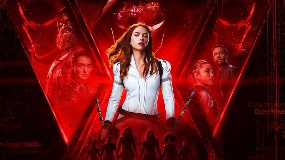 Black Widow, White Suit, Movie, Poster, 4K, #3.2247