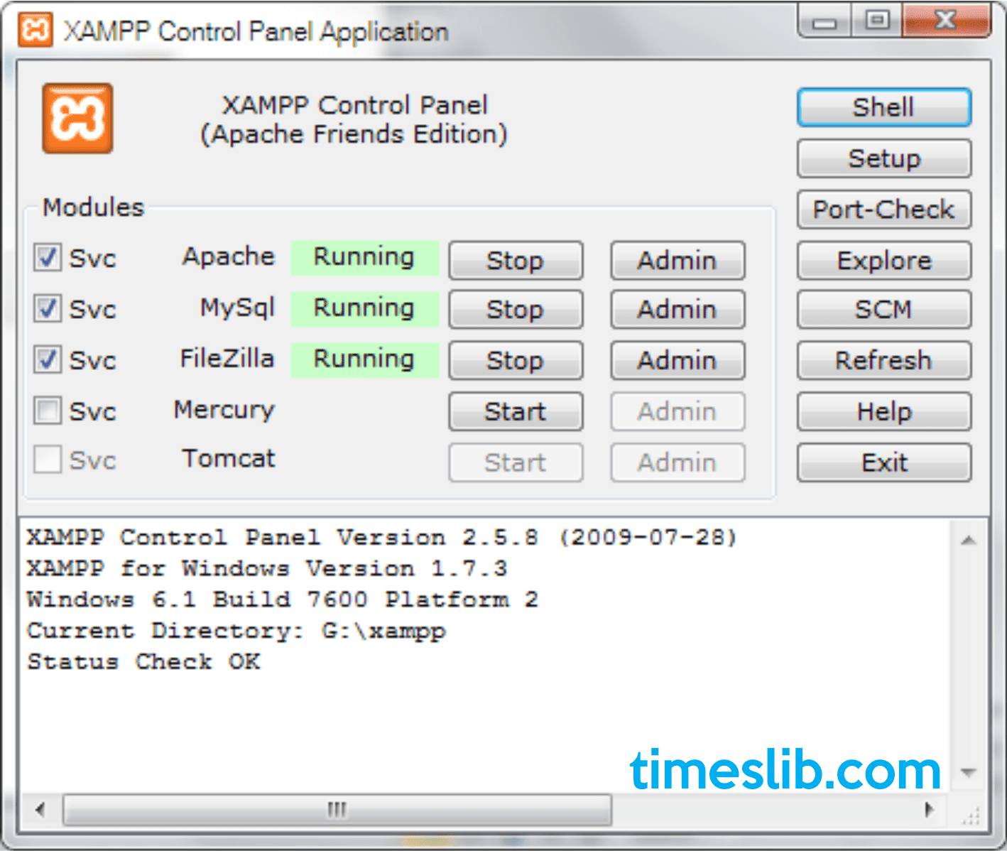 Instal SLiMS Cendana di Windows 7 LENGKAP Instal SLiMS Cendana di Windows 7 LENGKAP