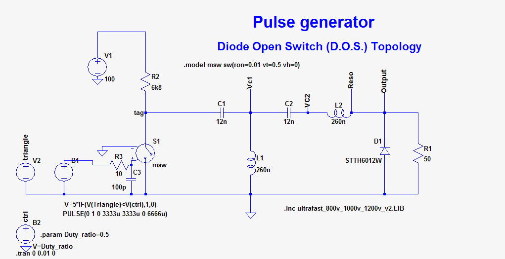 Electronic projects and more Nanosecond pulse generator