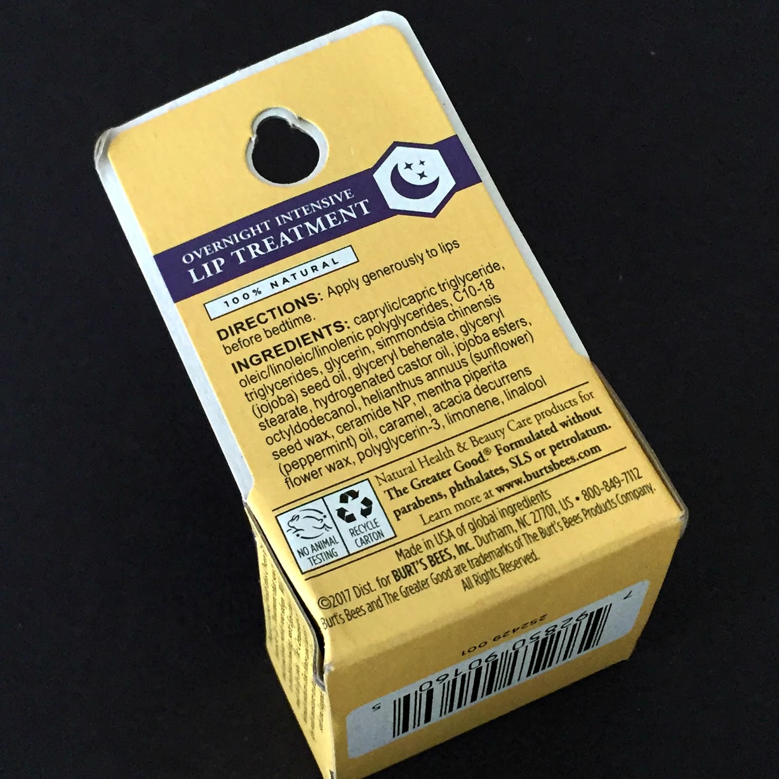 Burt's Bees Conditioning Lip Scrub & Overnight Intensive Lip Treatment