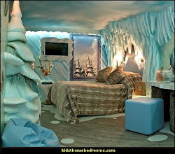ice bedroom age winter theme bedrooms wonderland decorating arctic penguin party snow christmas bedding bear polar themed frozen manor room