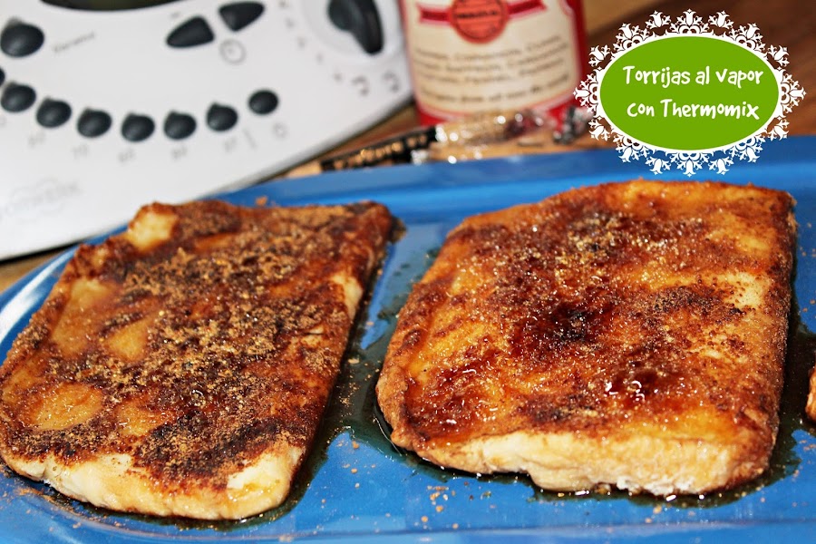 TORRIJAS AL VAPOR CON THERMOMIX