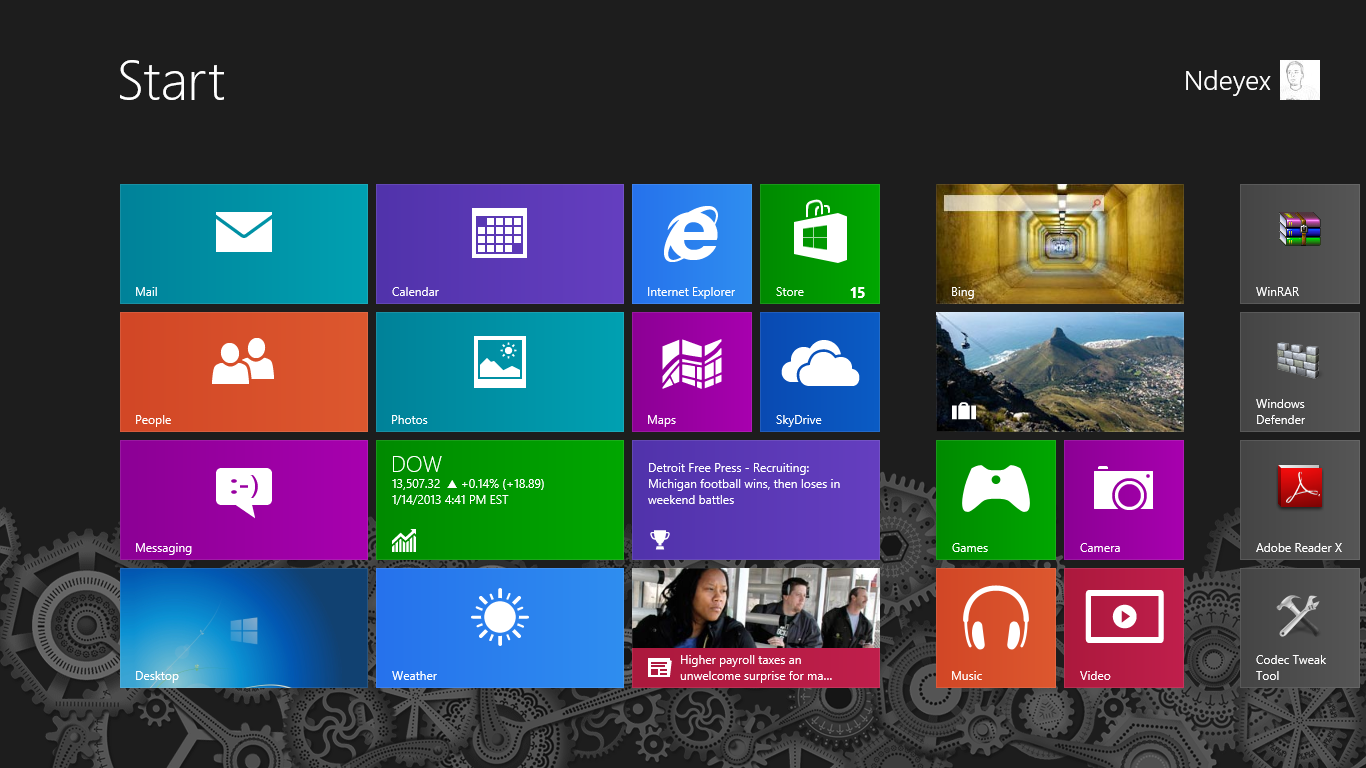 Windows 8 All In One final build 9200 ~ The One