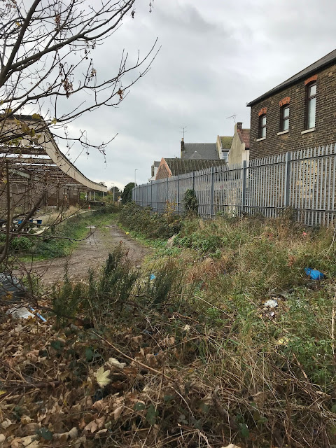 Abandoned parcel depot and sidings, Margate station, Kent