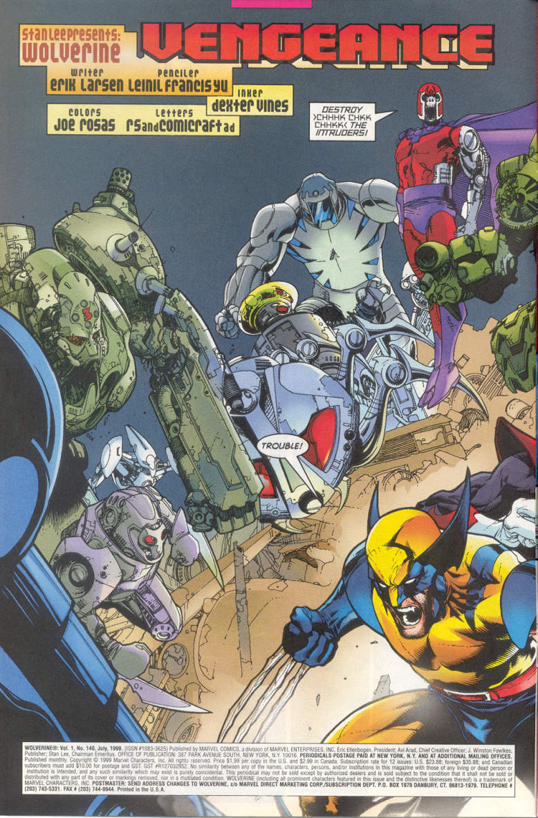 Read online Wolverine (1988) comic -  Issue #140 - 3