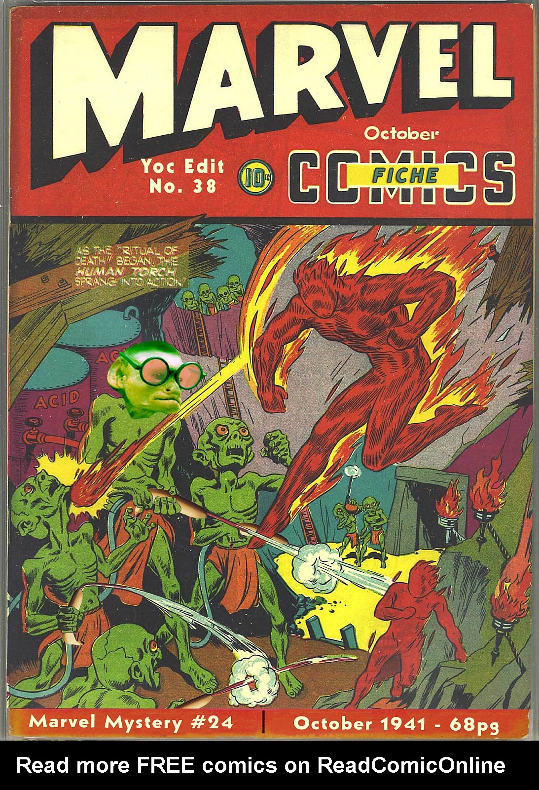 Read online Marvel Mystery Comics comic -  Issue #24 - 1