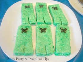 Minecraft Marshmallows for a Video Game Party 