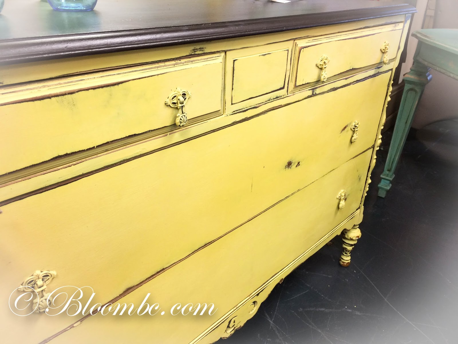 bloom...let yourself bloom...English Yellow Chalk Paint