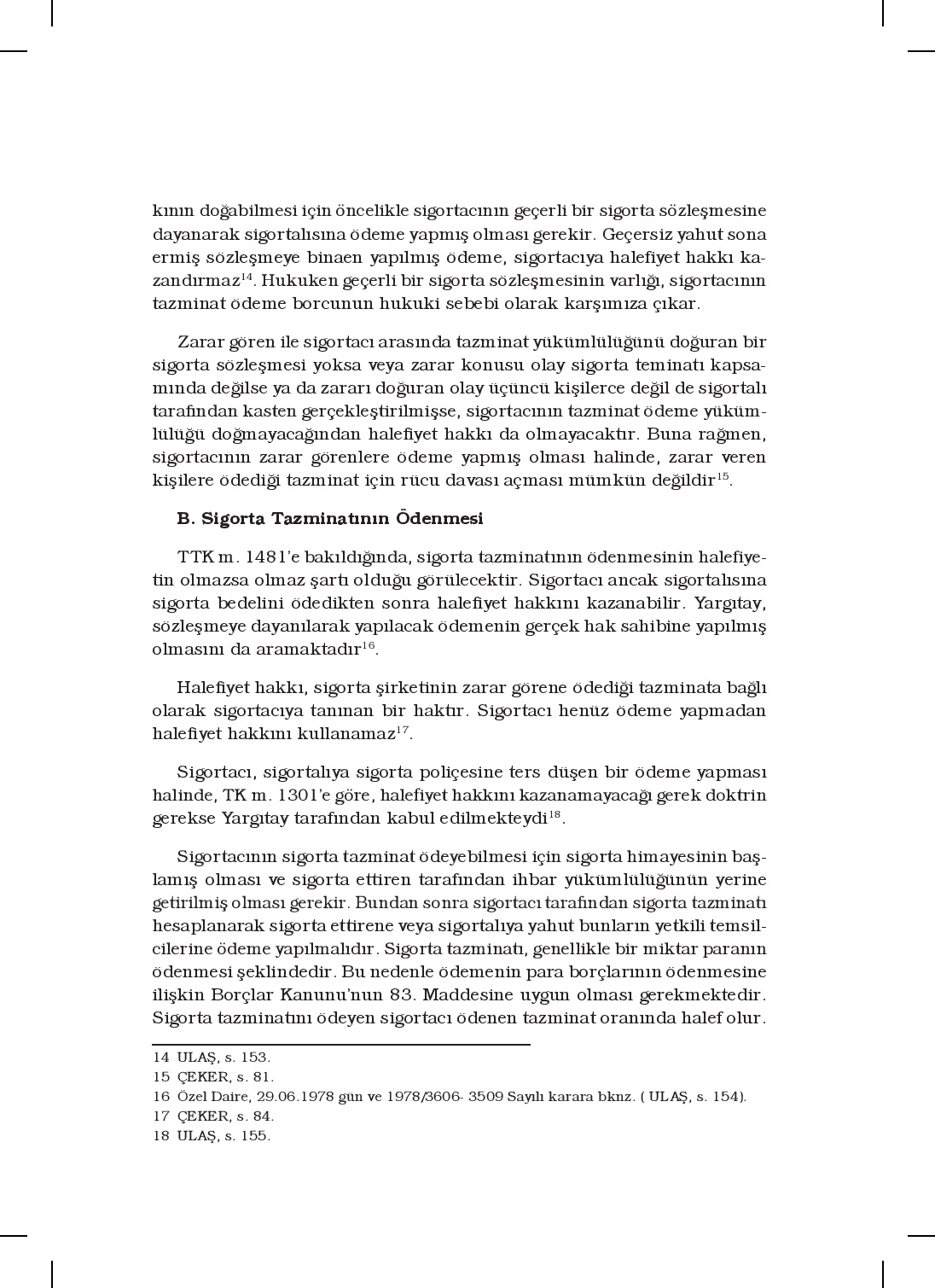 sigorta hukukunda halefiyet