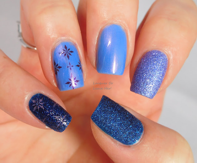 Lacquer or Leave Her! Review Lina Nail Art Supplies 4 SeasonsWinter 01 plate (with sample manis!)