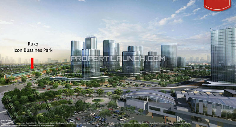 Posisi Ruko The Icon Business Park Posisi Ruko The Icon Business Park