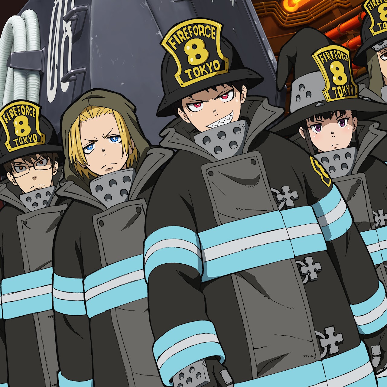 Fire Force, Characters, Special Fire Force Company 8, 4K, #37 Wallpaper