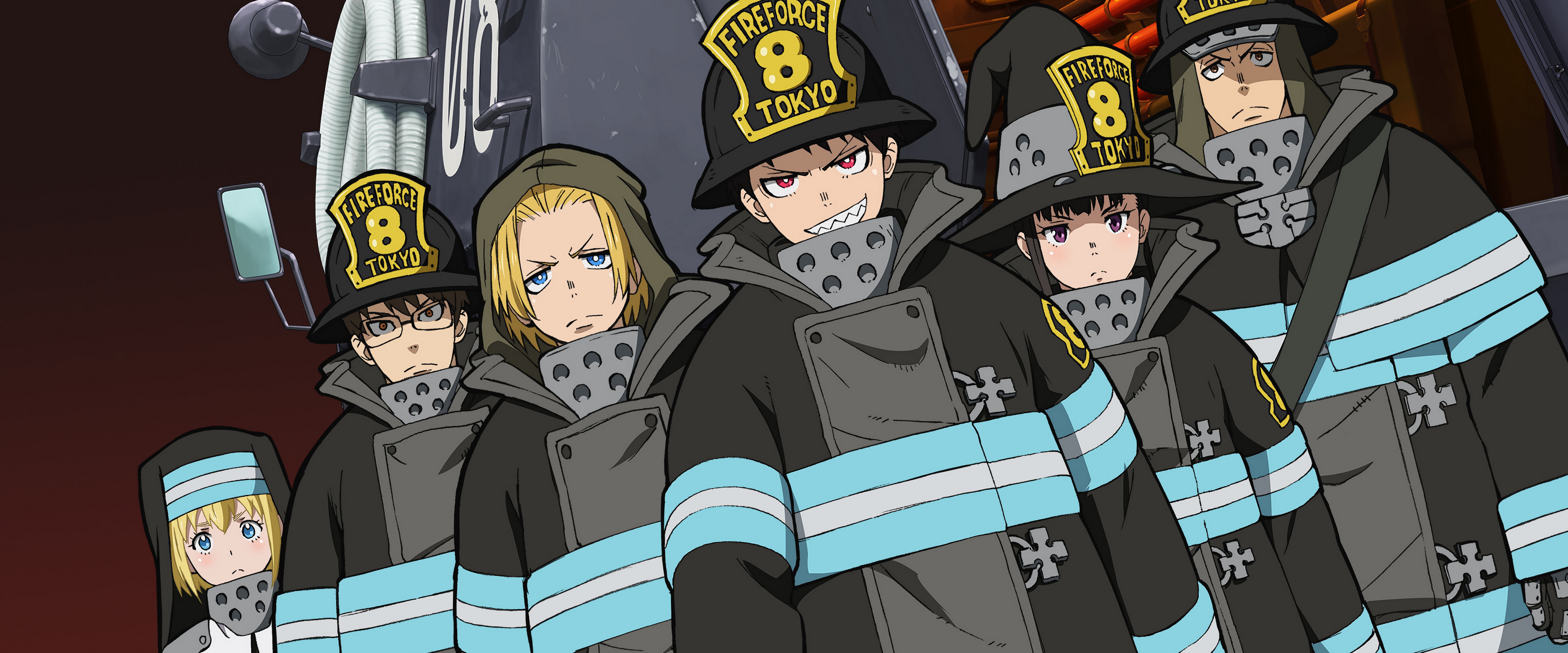 Fire Force Characters Special Fire Force Company 8 4K Wallpaper #37