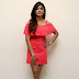 Beautiful Tamil Girl Sanchita Shetty Long Hair Stills In Pink Dress