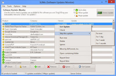 SUMo (Software Update Monitor)
