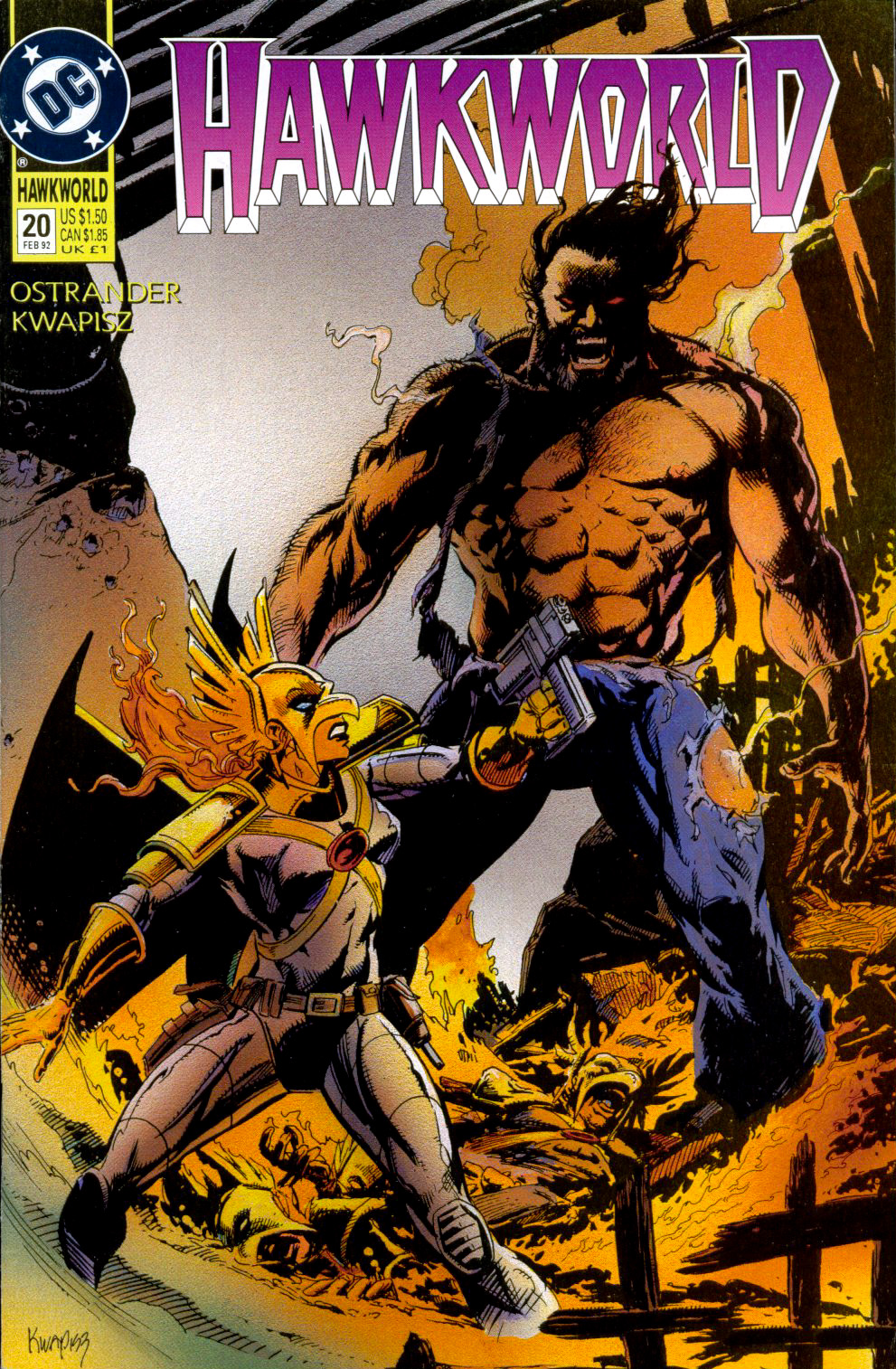 Read online Hawkworld (1990) comic -  Issue #20 - 1