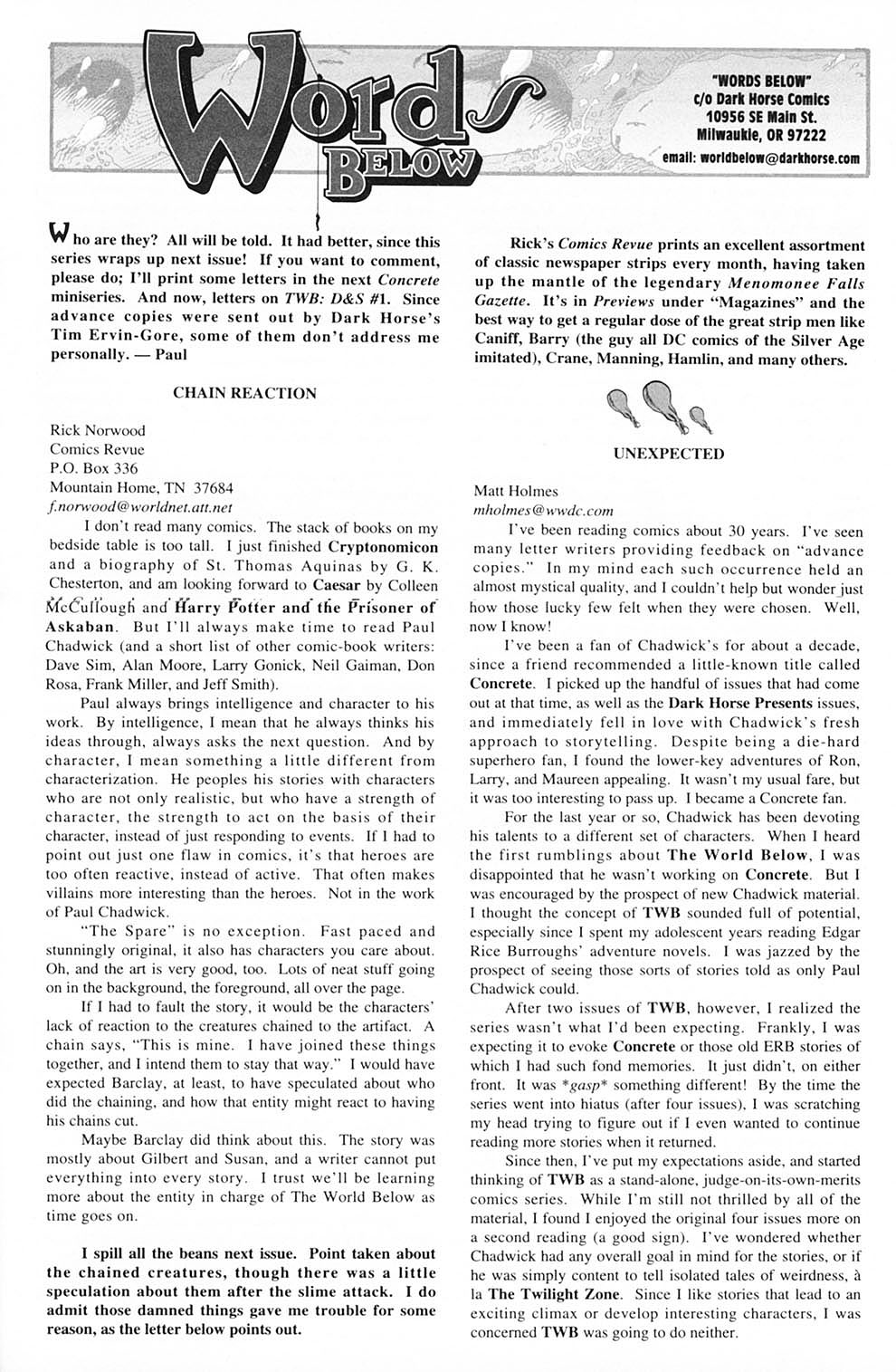 Read online World Below: Deeper And Stranger comic -  Issue #3 - 22