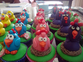 Cupcakes Gallina Pintadita