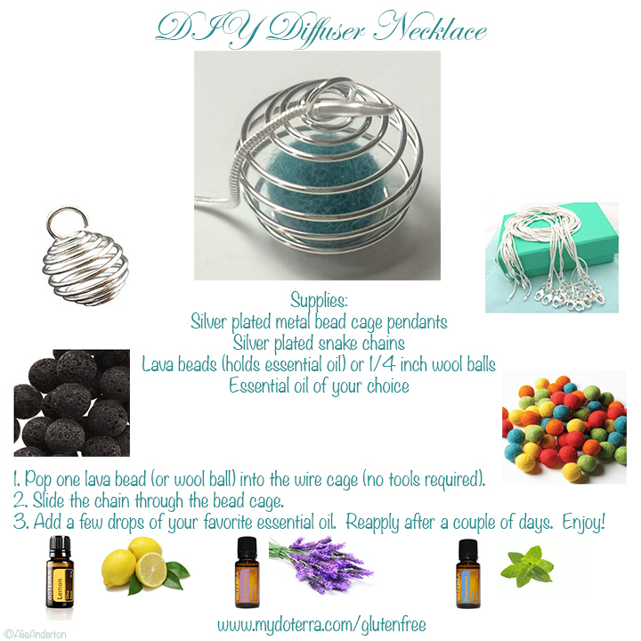 Radiant Health with Essential Oils! DIY Diffuser Necklace!
