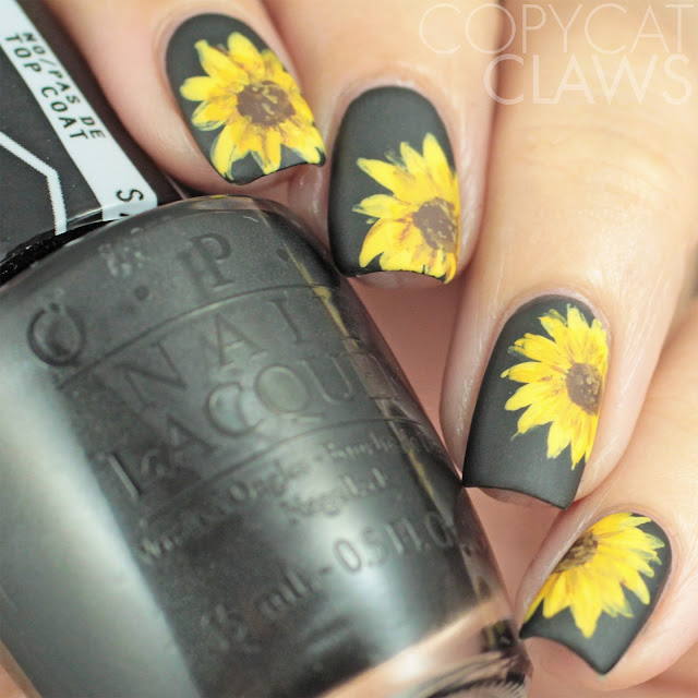 Sunflower Nail Art