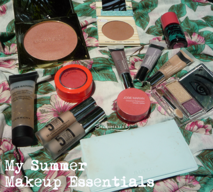 Summer Beauty Essentials: 10 Makeup I Can't Live Without -
