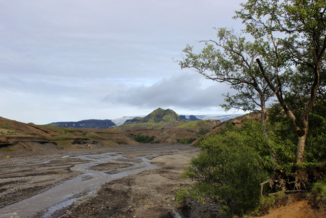 Superado el río Þröngá