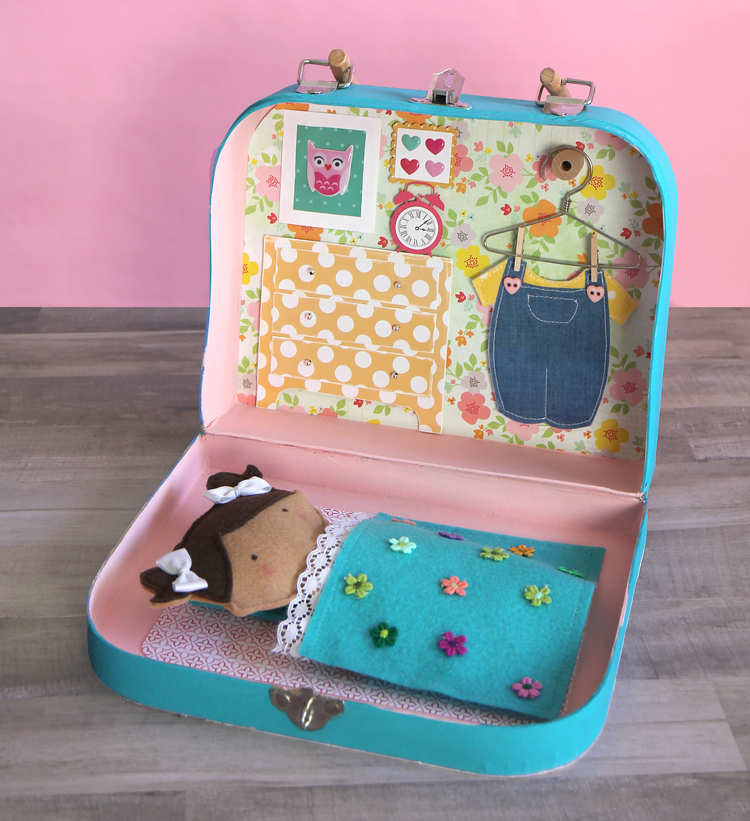The Craft Patch DIY Suitcase Miniature Dollhouse Tutorial