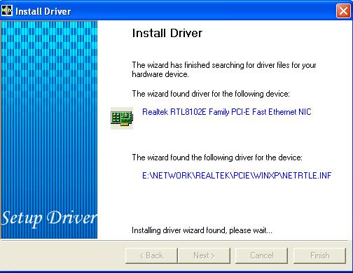 Install driver