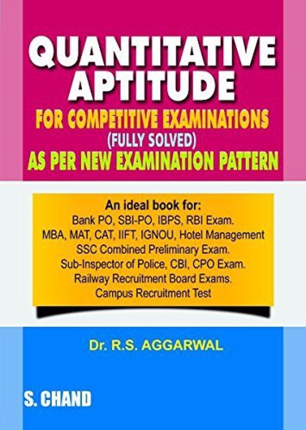 Rs Agarwal Aptitude Test Book