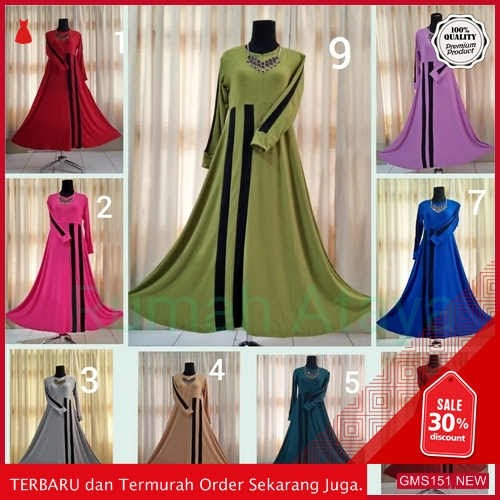 GMS151 RMTY151G199 Gamis Sporty Sp2 List Hitam Dropship SK1135975700