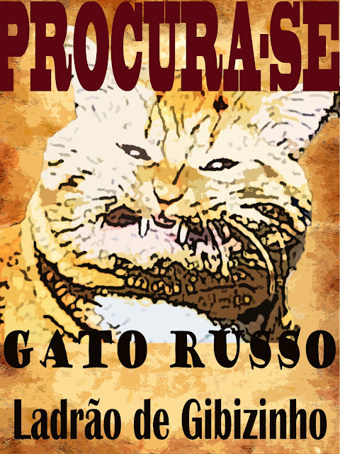 Gato Russo Ladrão de Gibizinhos