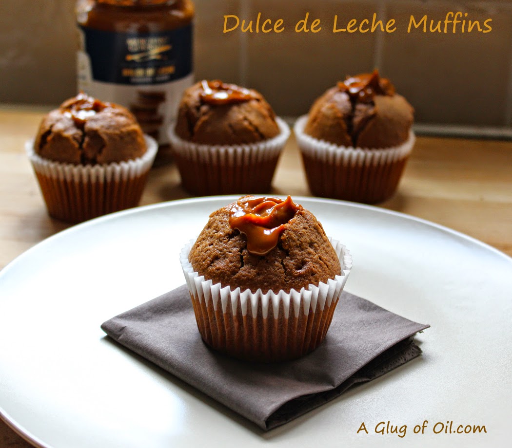 Caramel Filled Muffins Dulce de Leche Filled Muffins