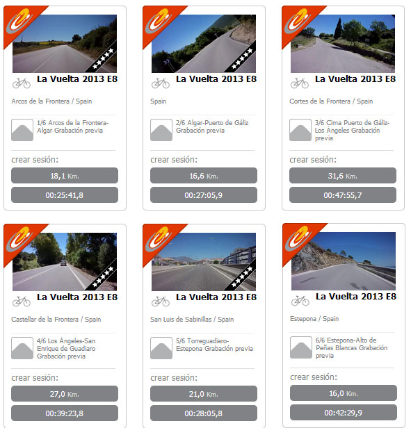 BKOOL Vídeo real La Vuelta 2013. Etapa 8 Peñas Blancas