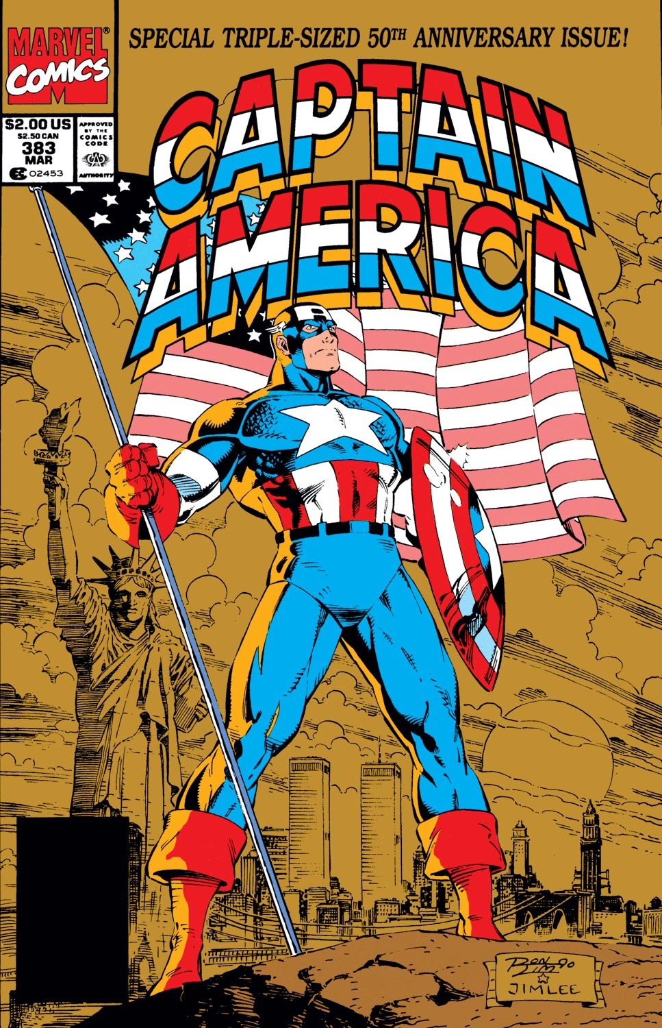 Read online Captain America (1968) comic -  Issue #383 - 1