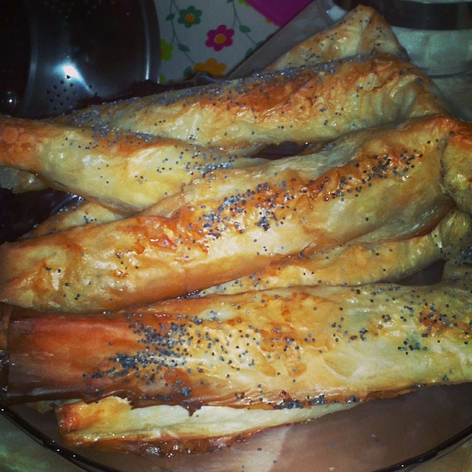 Nazlı�nın Mutfağı Pırasalı Patatesli Peynirli Kol Böreği