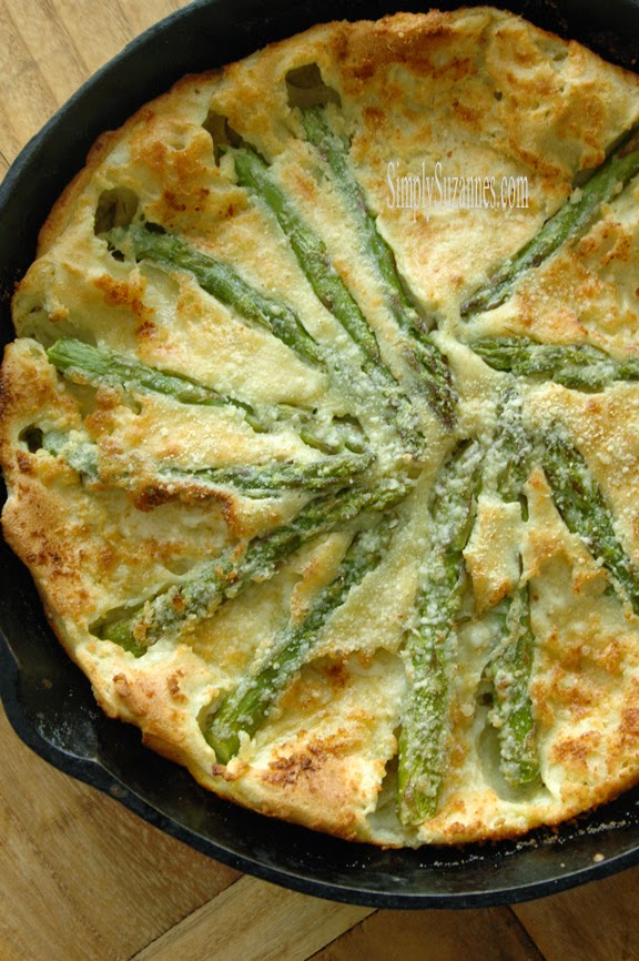 asparagus & fontina dutch baby