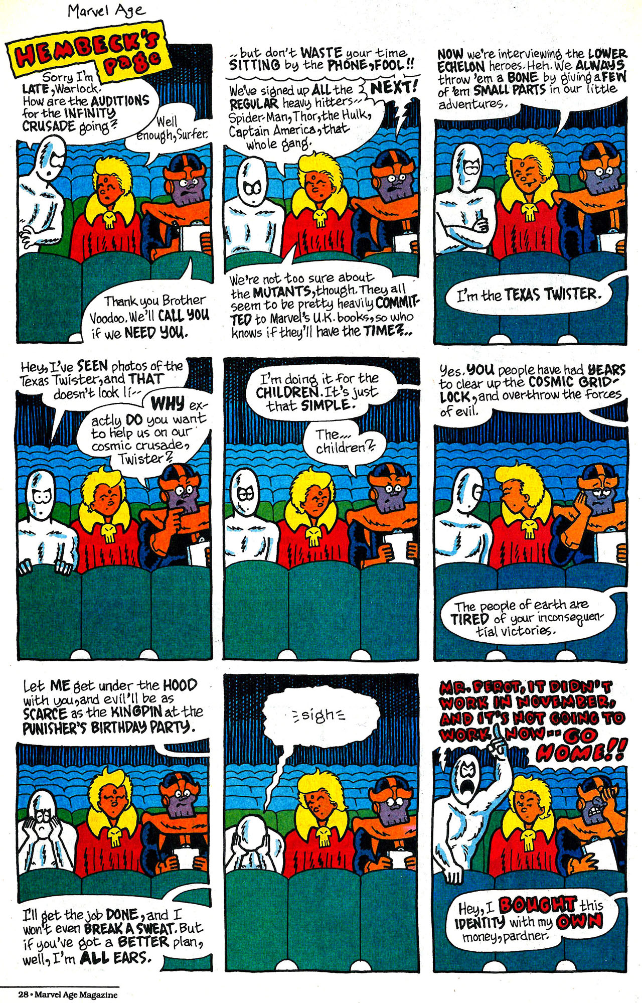 Read online Marvel Age comic -  Issue #124 - 28