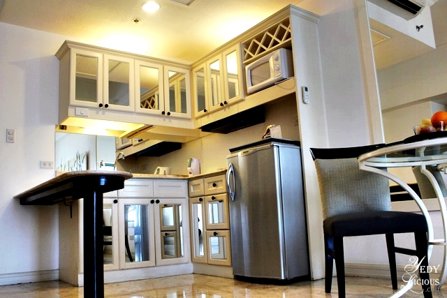 Kitchenette of the Premiere Suite at Vivere Hotel in Alabang