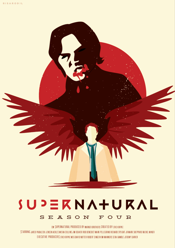 Risa Rodil. Supernatural Reimagined Season Posters. Doctor Ojiplático