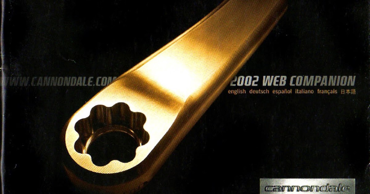 CATALOGUES CANNONDALE CANNONDALE 2002