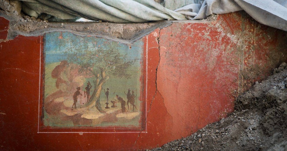Pompeii, new discoveries: the brilliant colours of the 'House of Jupiter'