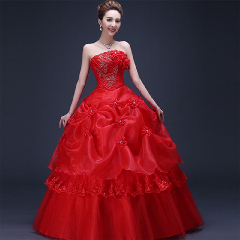 Inspirasi modis pembahasan gaun tentang  38+ Top Inspirasi Gaun Merah Mewah