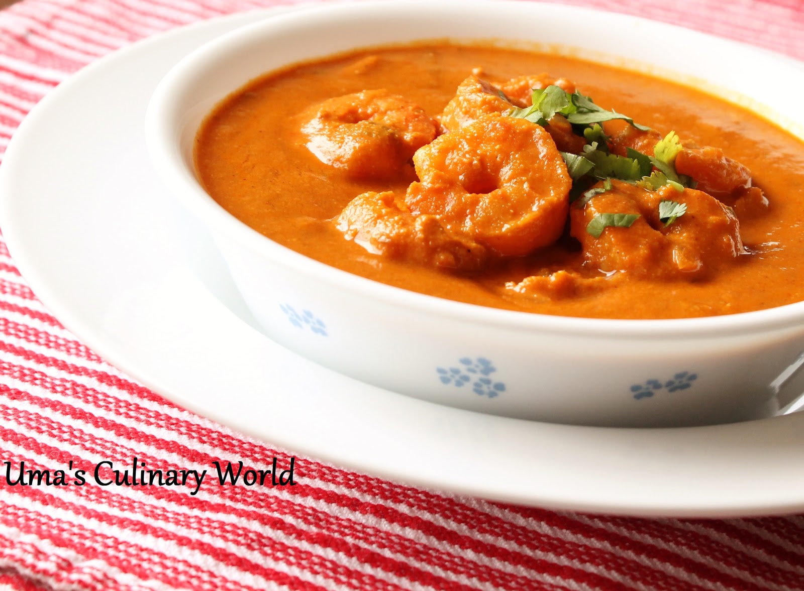 Indian Shrimp (Prawn) Tikka Masala