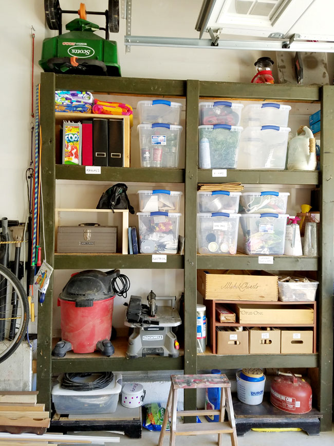 12 Organizing Tips and Ideas for Your Garage Shelves Remodelando la Casa