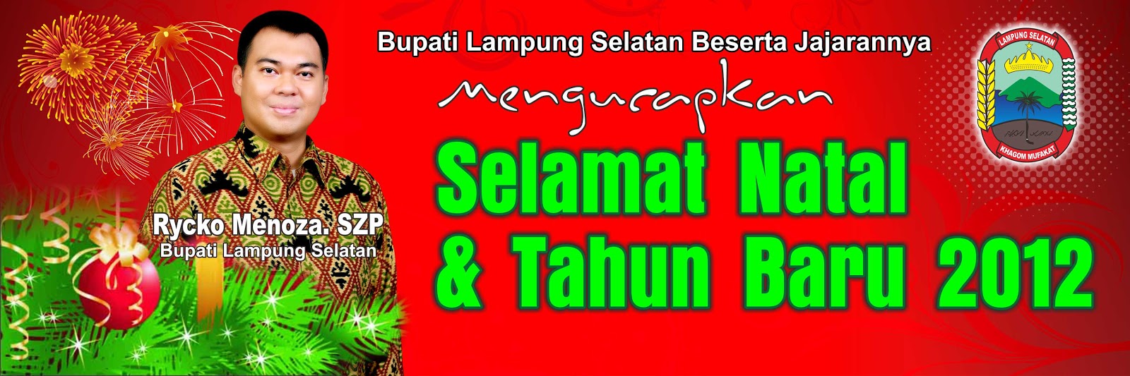 Afrora Desain: Baliho Natal Dan Tahun Baru