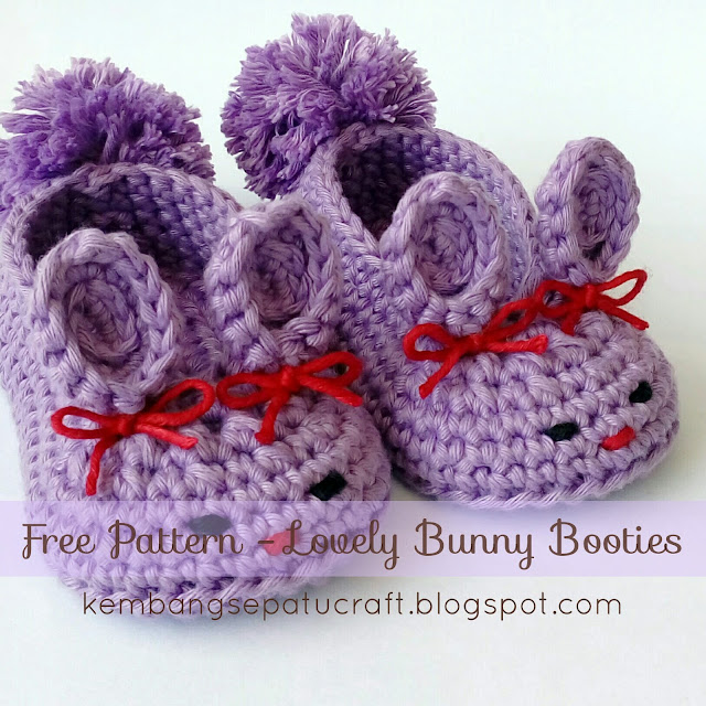 Luqy and Mary YarnWorks: Lovely Bunny Slipper