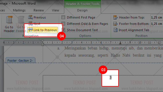 mengatur halaman pada skripsi