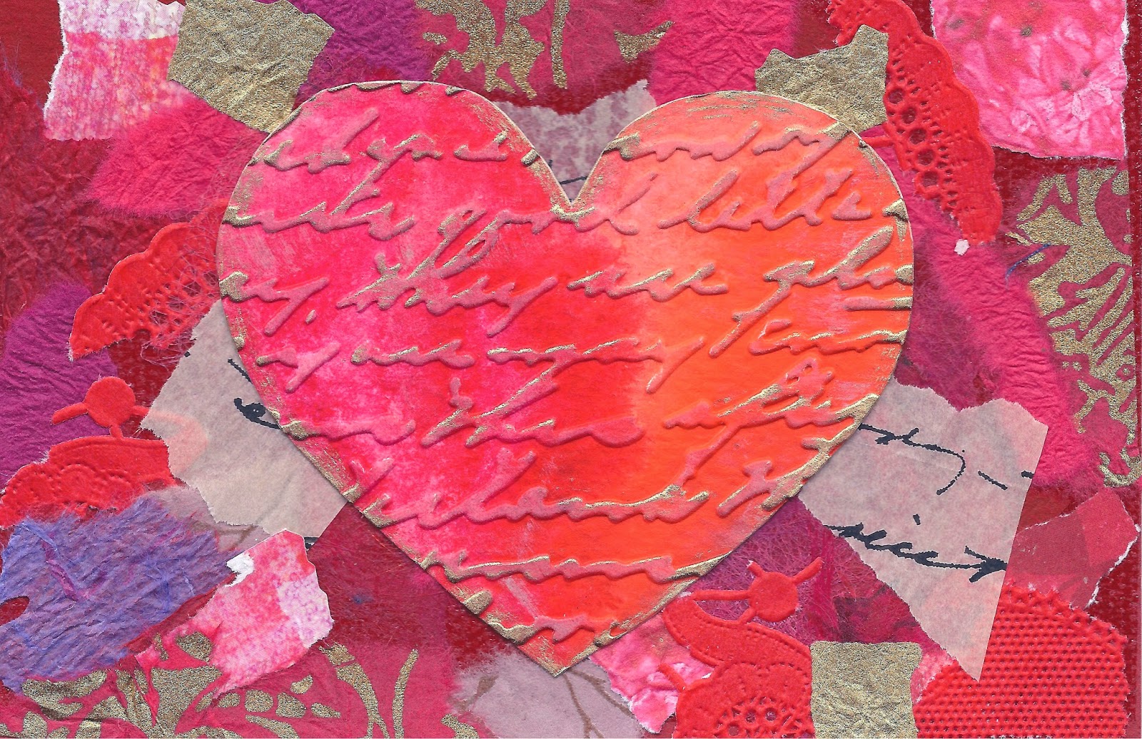 LuAnn Kessi Tissue Paper Collage....