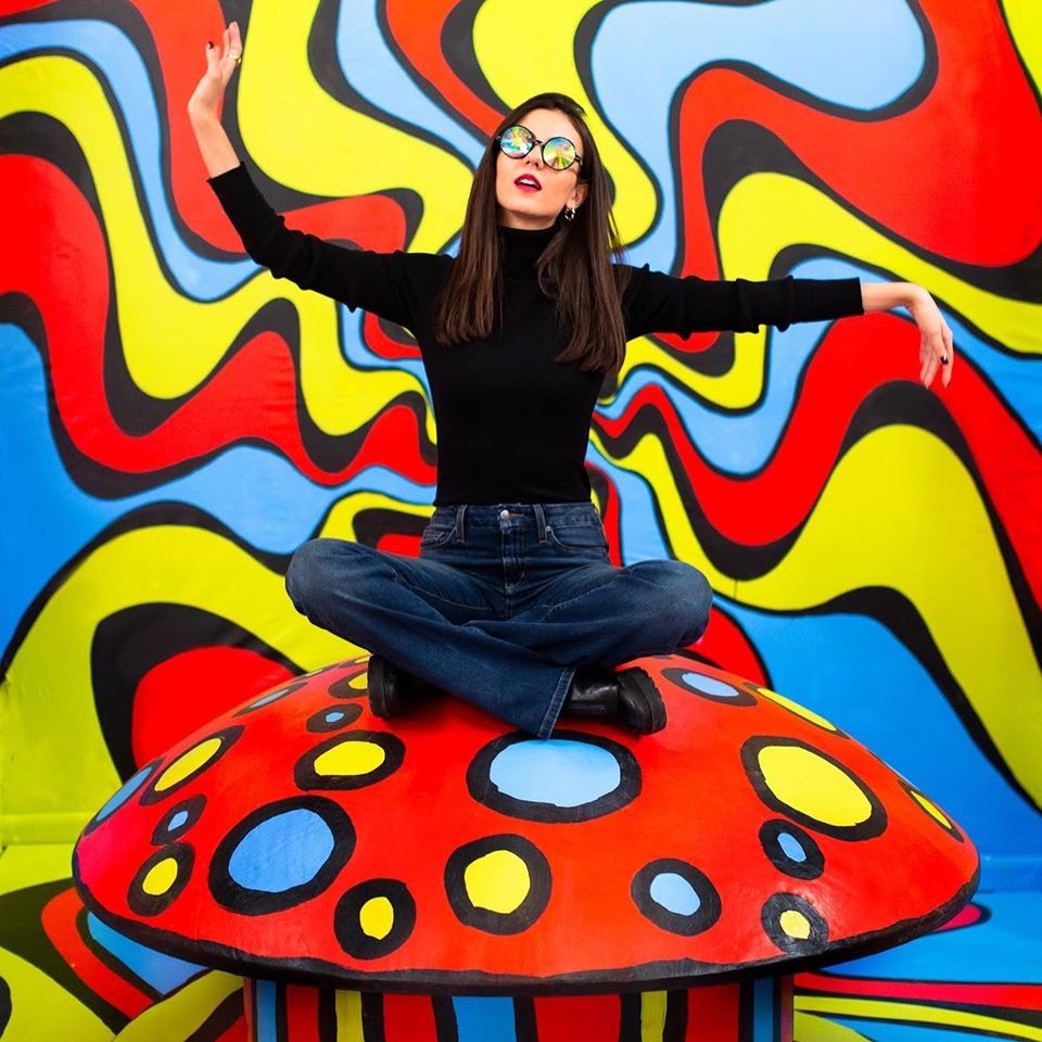 Picture yourself in a boat on a river, with tangerine trees and