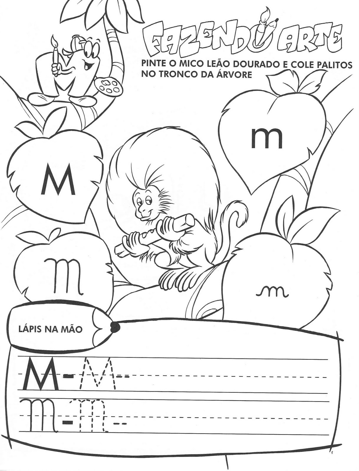 Paraíso da Alfabetização Atividades de alfabetização com a letra M Paraíso da Alfabetização Atividades de alfabetização com a letra M